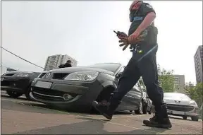  ??  ?? Les policiers sont intervenus mercredi dans les parkings du Blosne.