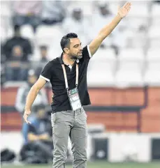  ?? /ARCHIVO. ?? Xavi Hernández, excapitán del Barça y actual técnico del Al Saad catarí, ya estaría arreglado para suplir a Koeman.