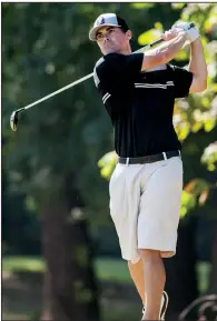  ?? Arkansas Democrat-Gazette/JEFF GAMMONS ?? Ben Davis lost to Wes McNulty in the ASGA State Match Play championsh­ip Sunday at Rebsamen Golf Course in Little Rock.