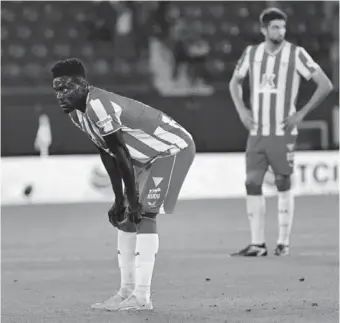  ?? JUAN SÁNCHEZ ?? Baba no ha sido feliz en el Almería en una temporada muy complicada.