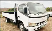  ?? ?? Toyota Hino is reserved at E60 000.