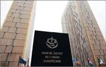  ?? PICTURE: REUTERS ?? The towers of the European Court of Justice in Luxembourg.