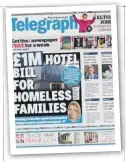  ??  ?? The front page of last week’s Peterborou­gh Telegraph