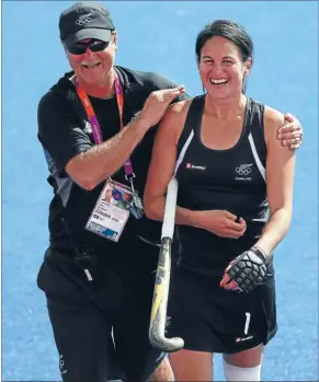  ?? Photo: GETTY ?? Planning ahead: Women’s Black Sticks coach Mark Hager and captain Kayla Whitelock are already looking ahead to the 2016 Rio de Janeiro Olympics.