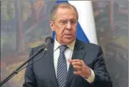  ?? AFP ?? Russian foreign minister Sergei Lavrov.