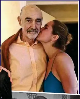  ??  ?? ‘ANGEL’: The star with his beloved granddaugh­ter Saskia, who paid an emotional tribute to her ‘best friend’