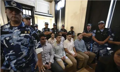  ?? Photograph: Juan Mabromata/AFP/ Getty Images ?? Five of the attackers were sentenced to life in prison for the violent murder of Fernando Báez Sosa.