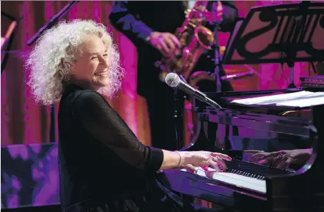  ?? THE ASSOCIATED PRESS/FILES ?? Carole King had to leave the first read-through of Beautiful, saying, “I can’t watch my life played out before me.”