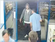  ??  ?? Person of interest: Police would like to speak to this man after an incident outside the Camp StNight n Day store.