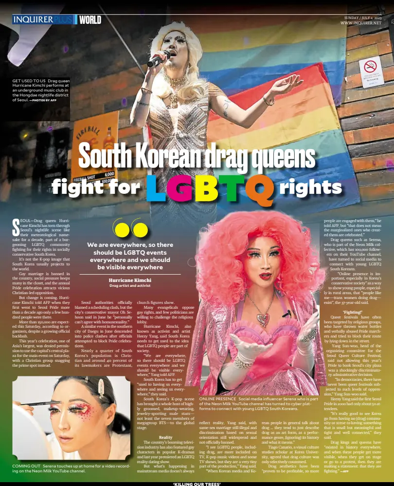 South Korean drag queens LGBTQ fight for rights PressReader