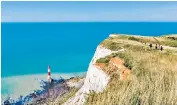  ?? ?? i ‘Someone else in shorts? I thought I’d be the only mad one!’: Paul met a fellow sun addict at Beachy Head