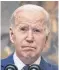  ?? ?? Biden: Seeks to tighten gun laws