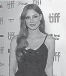  ?? JEREMY CHAN/GETTY IMAGES ?? Jessica Chastain on the red carpet at the 2021 Toronto Internatio­nal Film Festival.