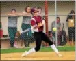  ?? BILL RUDICK — FOR DIGITAL FIRST MEDIA ?? Avon Grove’s Rachel Butler connects on a home run during Wednesday’s game against Bishop Shanahan.