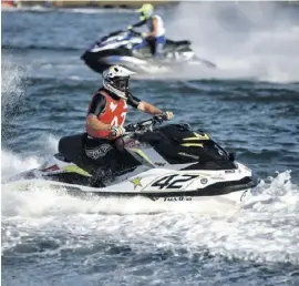  ?? Foto: Rathaus Mazarrón ?? Jetskis dürfen höchstens 37 km/h fahren.