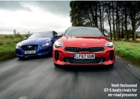  ??  ?? Vent-festooned GT-S beats rivals for on-road presence