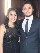  ??  ?? Pamela Rodríguez y Dino Tomé