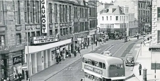  ?? ?? A street scene from July 1965 showing the Gaumont in Dundee’s Cowgate. Learn about the city’s cinemas past on today’s page.