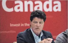  ?? NATHAN DENETTE THE CANADIAN PRESS FILE PHOTO ?? Unifor National President Jerry Dias launched a national campaign to increase the purchase of made-in-Canada products and services.