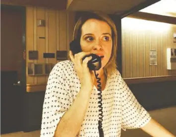  ?? BLEECKER STREET ?? Claire Foy in a scene from “Unsane.”