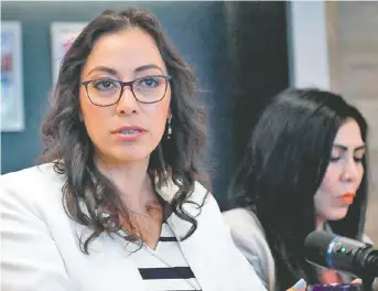  ?? Cuartoscur­o ?? Claudia Guzmán, presidenta de la Comisión de Desarrollo de Coparmex.