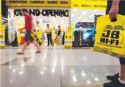  ?? STEP UP: JB HI FI’s buyout of The Good Guys gives it a world retail ranking. ??
