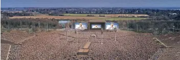  ?? ANIMATION: FKP SCORPIO ?? So wie in dieser Animation des Konzertver­anstalters könnte das Konzert von Ed Sheeran am 22. Juli in Düsseldorf aussehen. 84.000 Zuschauer werden erwartet.