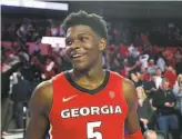  ?? Carmen Mandato / Getty Images ?? Scouts see Georgia guard Anthony Edwards’ skills and many think he will be a superstar.