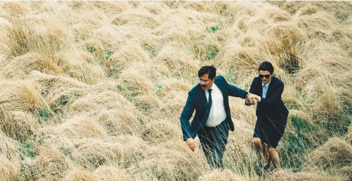  ??  ?? The most dangerous game: Colin Farrell and Rachel Weisz in The Lobster, at Regal DeVargas