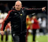  ?? STU FORSTER/ GETTY IMAGES ?? Wales assistant Shaun Edwards: ‘I’ve got one of the toughest jobs in world sport this week – defence coach against the All Blacks.’