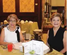  ??  ?? María Eugenia Banda y Claudina Treviño.