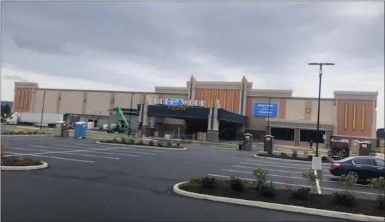  ?? SUBMITTED PHOTO ?? The finishing touches are being put on the Hollywood Casino Morgantown that is scheduled to open Dec. 22.