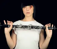  ?? ?? Eclettica La clarinetti­sta Zoe Pia, star del jazz E’ una delle protagonis­te di «Woman in jazz»