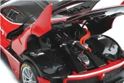  ??  ?? FXX K’s hybrid powertrain is good for 1036hp, and pretty good on detail as well.