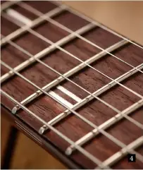 ??  ?? 4 4. All three guitars feature a solid rosewood neck – which is unheard of at these prices