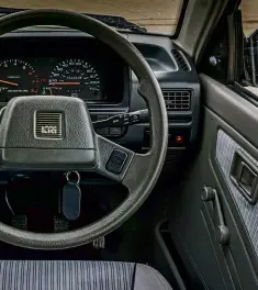  ?? ?? Interior Functional dashboard lacks design flair compared to its contempora­ries, but it feels sturdy enough. Thin door pillars offer superb visibility