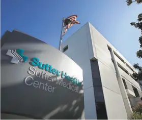  ?? Rich Pedroncell­i / Associated Press ?? Sutter Health has denied engaging the anticompet­itive behavior alleged in a classactio­n lawsuit that included the state and 1,500 selffunded health plans.