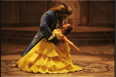  ??  ?? Dan Stevens in the liveaction remake of Beauty
and the Beast, opposite Emma Watson’s Belle