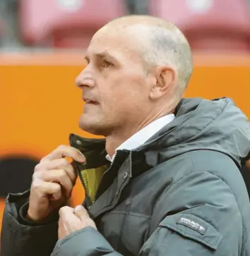  ?? Foto: Ulrich Wagner ?? „Der Nachteil an unserem Job ist, dass man sich nach Erfolgen nicht lange freuen kann oder will, weil gleich das nächste Spiel ansteht“, sagt Heiko Herrlich, aktuell Trainer des Tabellen-Zweiten FC Augsburg.