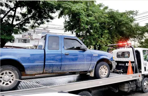  ?? ROMELIO MONTERO ?? Según las investigac­iones, Yuniol Ramírez fue ejecutado en esta camioneta.