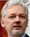  ?? REUTERS ?? Julian Assange could face being evicted from Ecuador’s embassy in London. where he has been holed up since 2012.