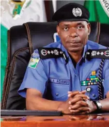  ??  ?? IGP Mohammed Adamu