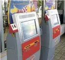  ?? /Tim Boyle /Getty Images ?? Waylon Cunningham
Self-service: Computeris­ed kiosks are seen in a play area inside a McDonald's restaurant in St. Charles, Illinois. McDonalds introduced the kiosks to cut labour costs and shorten lines for consumers.