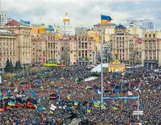 ?? Foto: Getty Images ?? Demonstrat­ionen auf dem Maidan im Dezember 2013.