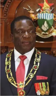  ?? ?? President Emmerson Mnangagwa