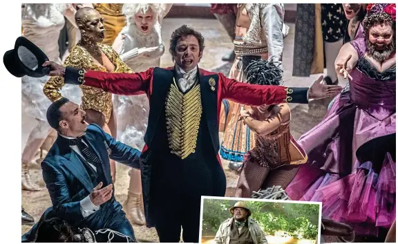  ??  ?? Grand ambitions: Hugh Jackman as Barnum