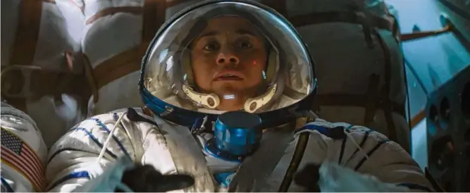  ?? BLEECKER STREET ?? Ariana DeBose plays the newest member aboard the Internatio­nal Space Station in “I.S.S.”