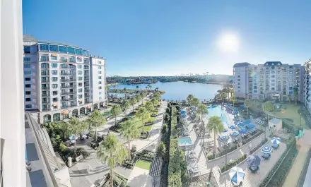  ?? RICARDO RAMIREZ BUXEDA/ORLANDO SENTINEL ?? Beautiful balcony views await at Disney’s Riviera Resort.
