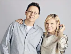  ??  ?? Dissolved partnershi­p: Simon Mayo and Jo Whiley are leaving Drivetime in December