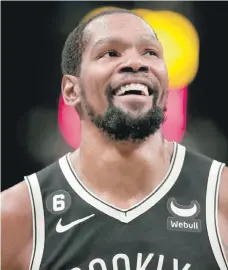  ?? ?? Kevin Durant es la estrella de los Nets de Brooklyn.